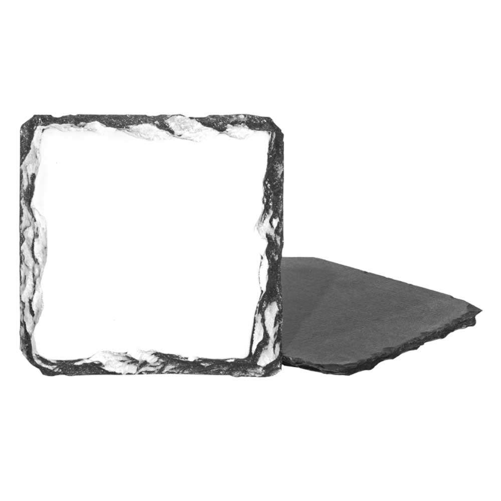 Sublimation rock photo Stone - Rectangle Coaster 2Pc Set (10 x 10 CM) - SH-41