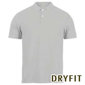 Dryfit Gray Polo Neck Sublimation T-Shirt
