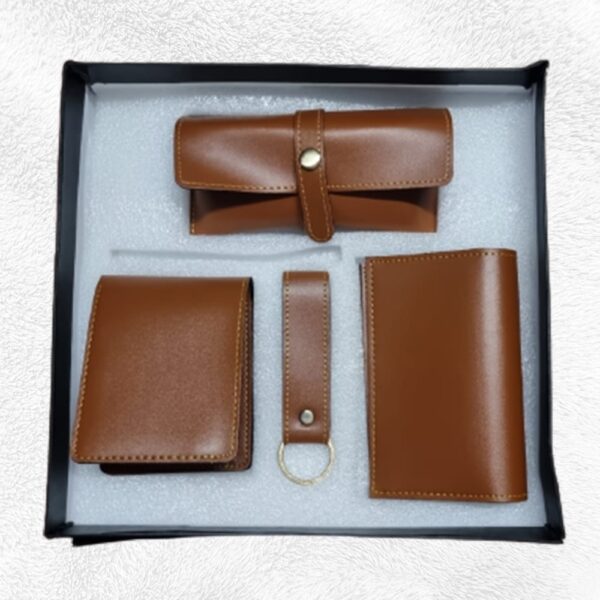 4Pc Set FAUX Leather Product (01-TAN-FAUX)