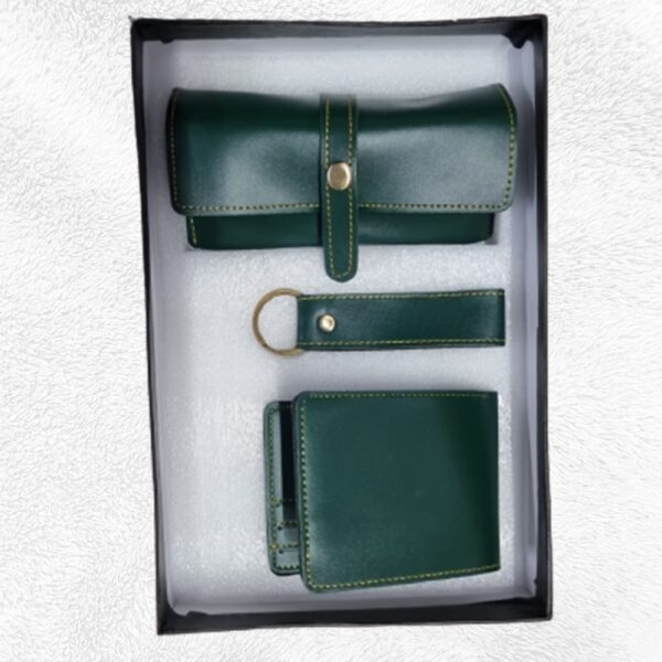 3Pc Set FAUX Leather Product (04-OLIVE-FAUX)