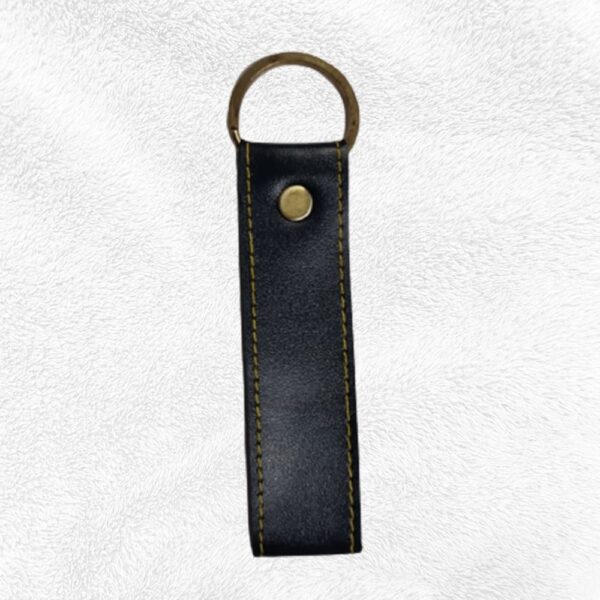 Keychain FAUX Leather Product (11-BLUE)