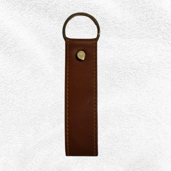 Keychain FAUX Leather Product (11-BROWN)