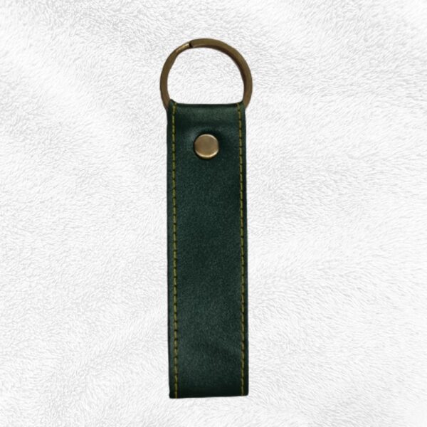 Keychain FAUX Leather Product (11-OLIVE)