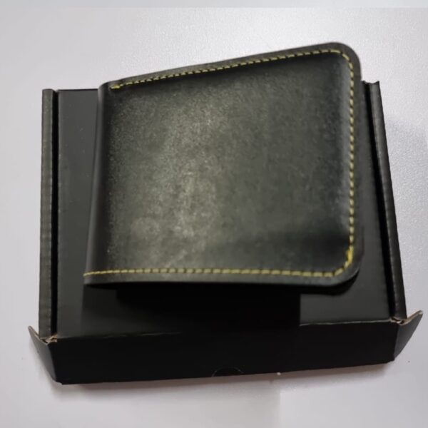 Gents Wallet FAUX Leather Product (14-BLACK)