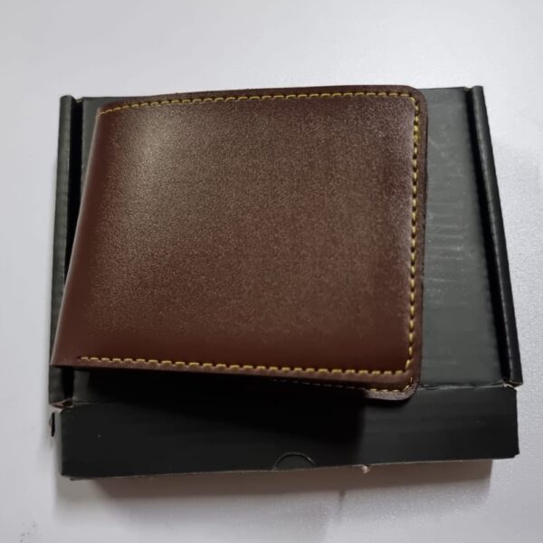 Gents Wallet FAUX Leather Product (14-BROWN)