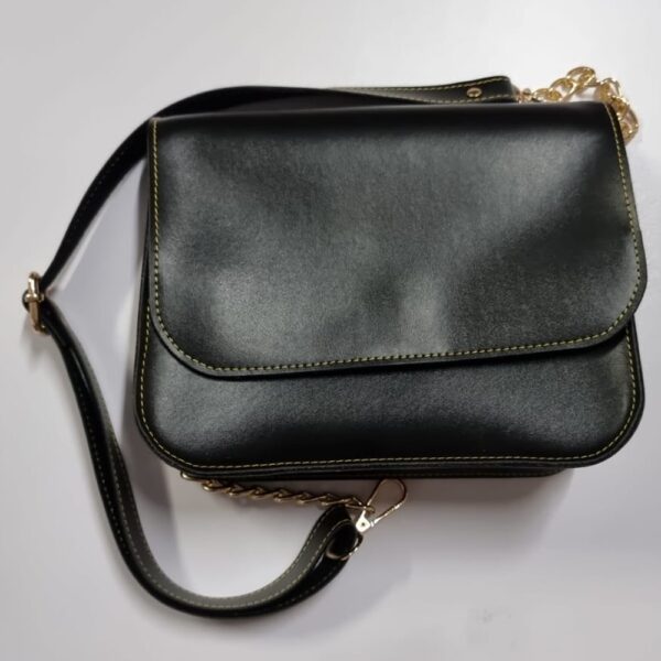 Sling Bag Leather Product (19-BLACK)