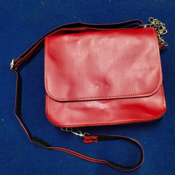 Sling Bag Leather Product (19-RED)