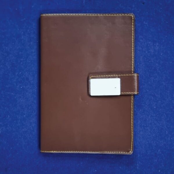 Diary Flux Leather Product (23-BROWN)