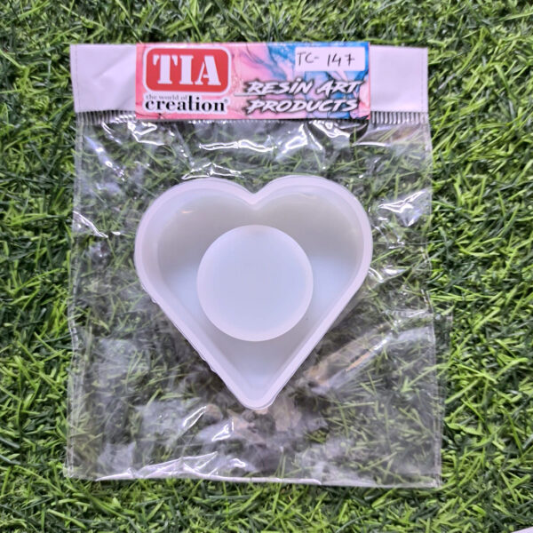 Heart Shape T light Candle Mould (TC147)