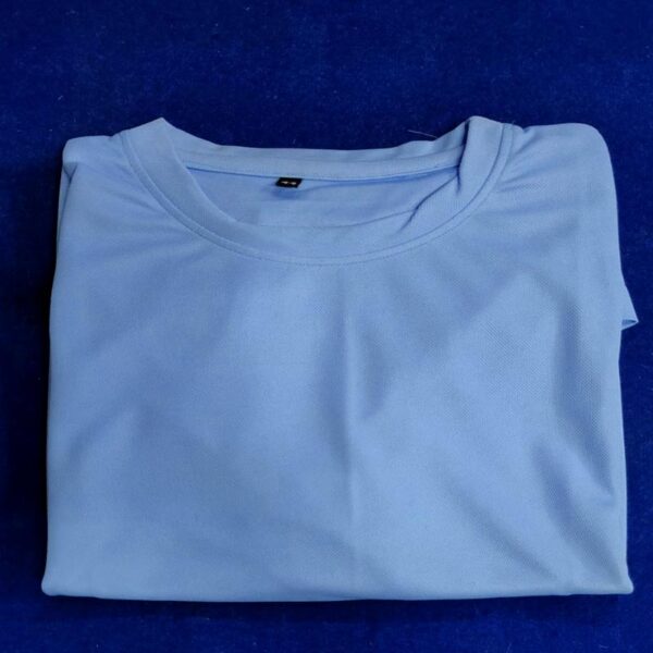 DRYFIT SKYBLUE ROUND NECK T-SHIRT - 44/XXL SIZE 170+GSM