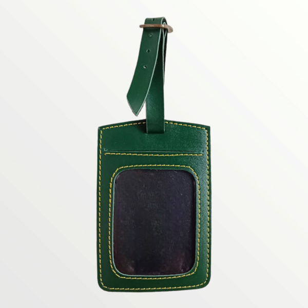 Luggage Tag Leather Product (09-OLIVE-A)