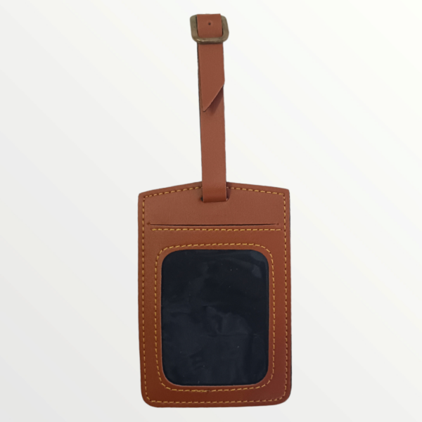 Luggage Tag Leather Product (09-TAN-A)