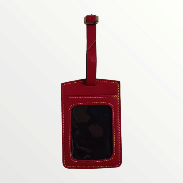 Luggage Tag Leather Product (09-WINE-A)