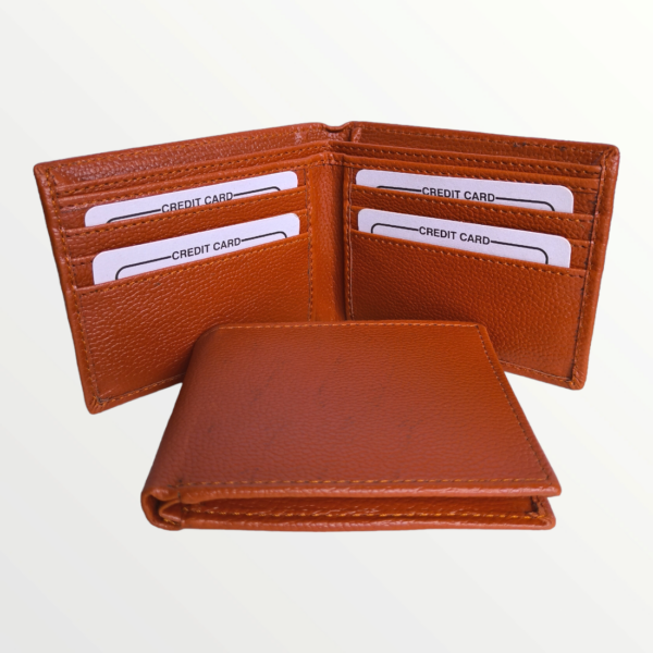 Gents Wallet Italian Leather Product (62-Tan)