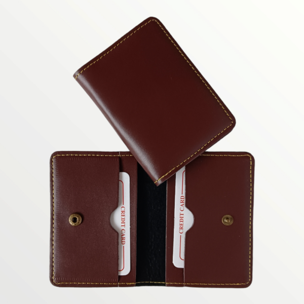 Card Holder Leather (67-BROWN)