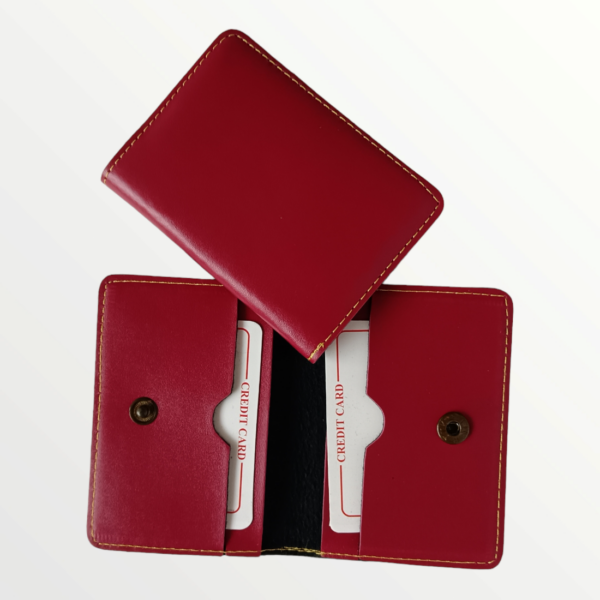 Card Holder Leather (67-WINE)