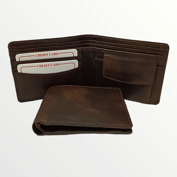 Gents Wallet Turbo Leather Product (71-BROWN)