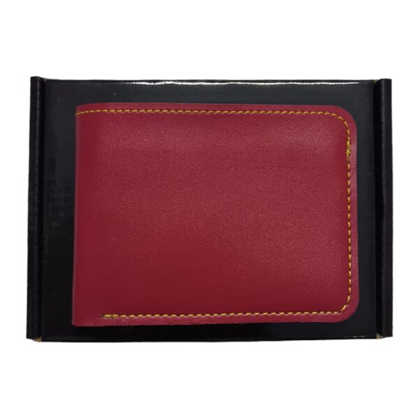 Gents Wallet FAUX Leather Product (14-WINE)