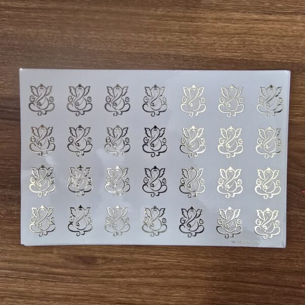 EMBOSSED STICKER SHEET A/5 DESIGN 54 (P0093)