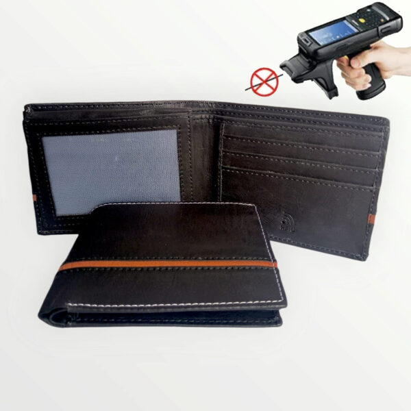 Gents Wallet RFID Anti Thept (84-BLACK)