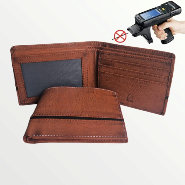 Gents Wallet RFID Anti Thept (84-TAN)