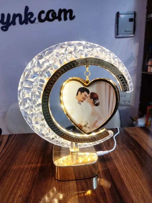 LED Crystal Moon LAMP (Heart)