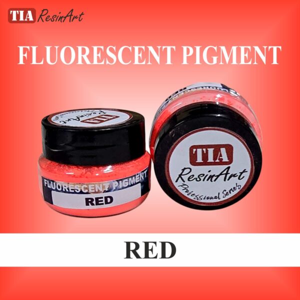 Fluorescent Pigment for Resin Art (RED)