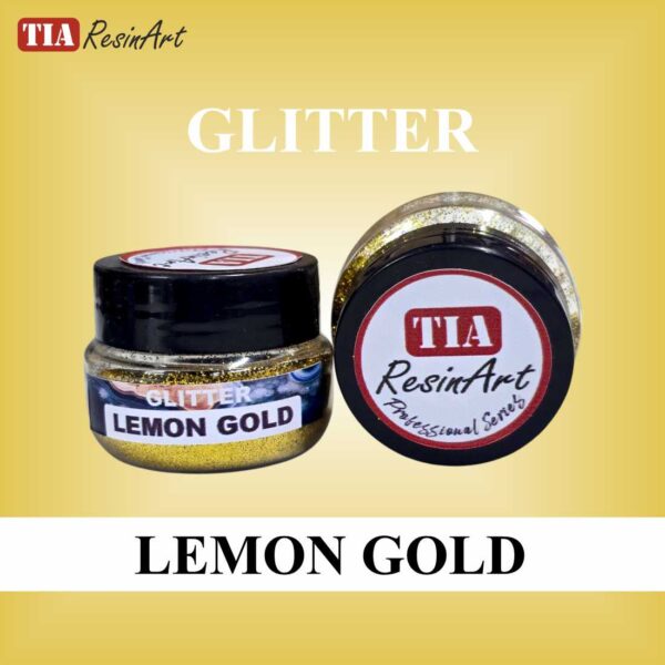 Glitter for Resin Art (LEMON GOLD)