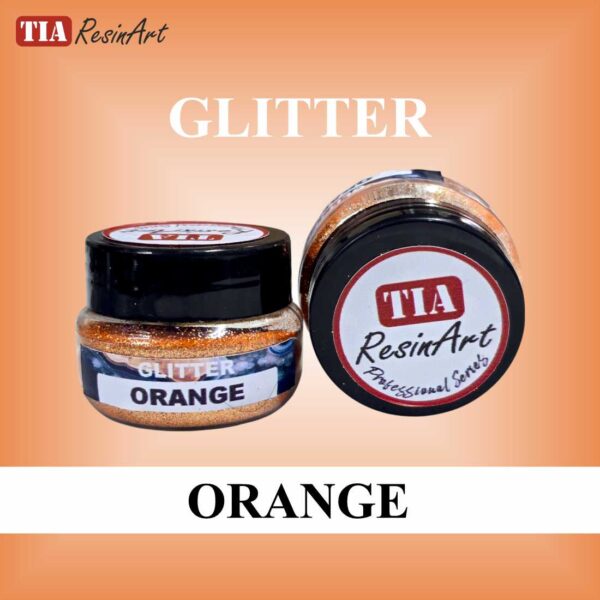 Glitter for Resin Art (ORANGE)