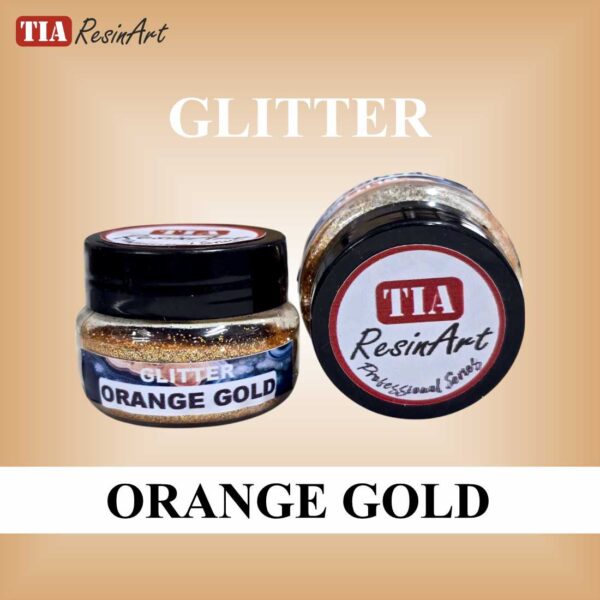 Glitter for Resin Art (ORANGE GOLD)