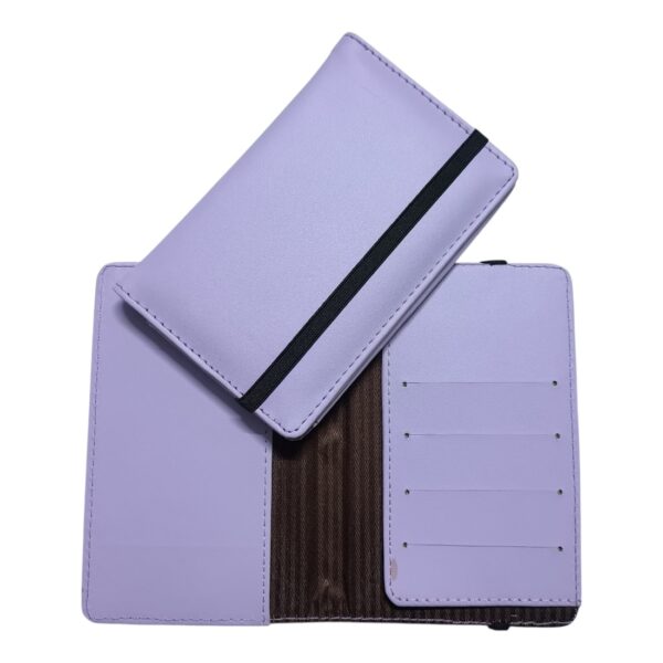 PASSPORT COVER PASTEL LEATHER (78-PURPLE)