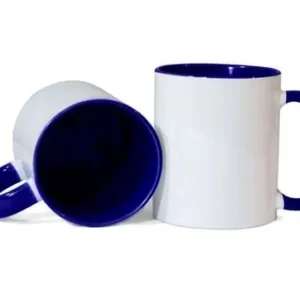 3 Tone Dark Blue Ceramic Mug